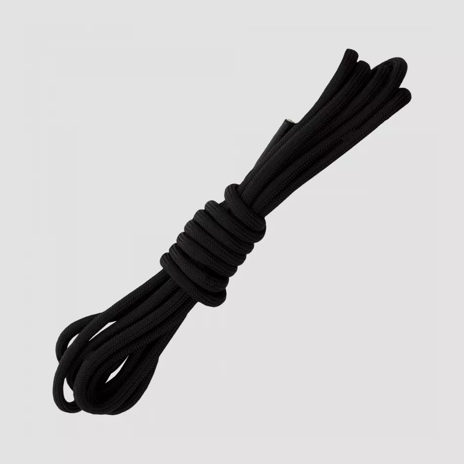 Шнурки из паракорда, 120 см, черный, CORD, Россия