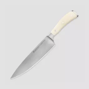 Профессиональный поварской кухонный нож 20 см, серия Ikon Cream White, WUESTHOF, Золинген, Германия, Нож поварской профессиональный