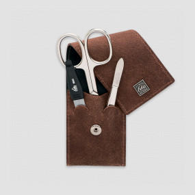 Набор маникюрный в кожаном футляре, 3 предмета, ERBE, Германия, ERBE (Германия)