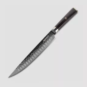 Нож кухонный для тонкой нарезки, 23 см, Black Damascus, HEIMCUT, Россия, Ножи филейные