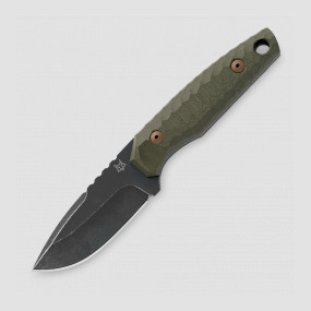 Нож с фиксированным клинком KS, 8 см, FOX, Италия, Ножи тактические