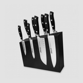 Набор из 8-ми кухонных ножей на подставке из дуба, серия Riviera, ARCOS, Испания, Подарочный набор кухонных ножей