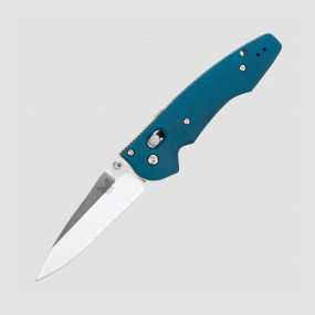 Нож полуавтоматический складной Emissary Aqua, 8,8 см, материал клинка: сталь порошковая Crucible CPM S30V, материал рукояти: сплав (6061 T-6 Aluminium), BENCHMADE, США, 