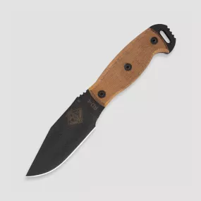 Нож с фиксированным клинком RD-4 Tan Micarta, 11,4 см, ONTARIO, США, Фиксированные ножи ONTARIO