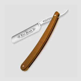 Бритва опасная Tree Brand Brown Canvas Micarta, 8 см, BOKER, Германия, 