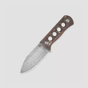 Нож шейный с фиксированным клинком Canary, 6,3 см, QSP KNIFE, Китай, Ножи скрытого ношения