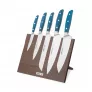 Набор кухонных ножей, 5 штук, на магнитной композитной подставке ComposeEat(темное дерево),серия Brooklyn, ARCOS, Испания видео продукта