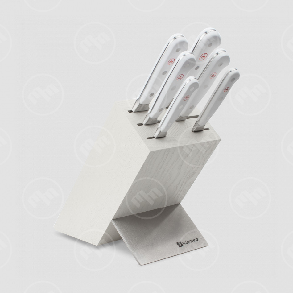Набор кухонных ножей 6 штук в деревянной подставке, серия Classic, WUESTHOF, Германия