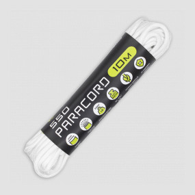 Паракорд 550 white, 10 м, серия Cord 550, CORD, Россия, CORD (Россия)