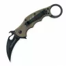 Нож складной Karambit, 6,5 см, FOX, Италия видео продукта
