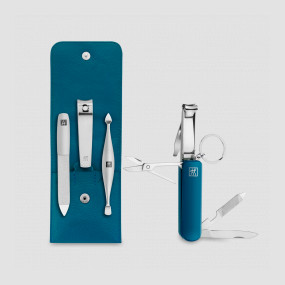 Набор маникюрный, 5 предметов, бирюзовый, серия Twinox, ZWILLING J.A. HENCKELS, Германия, ZWILLING J.A. HENCKELS (ГЕРМАНИЯ)