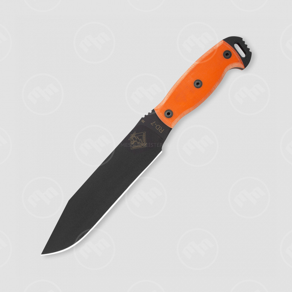Нож с фиксированным клинком RD-7 Orange G10, 19 см, ONTARIO, США