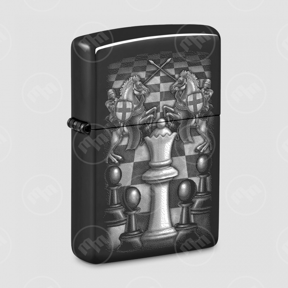 Зажигалка бензиновая Chess Design, ZIPPO, США