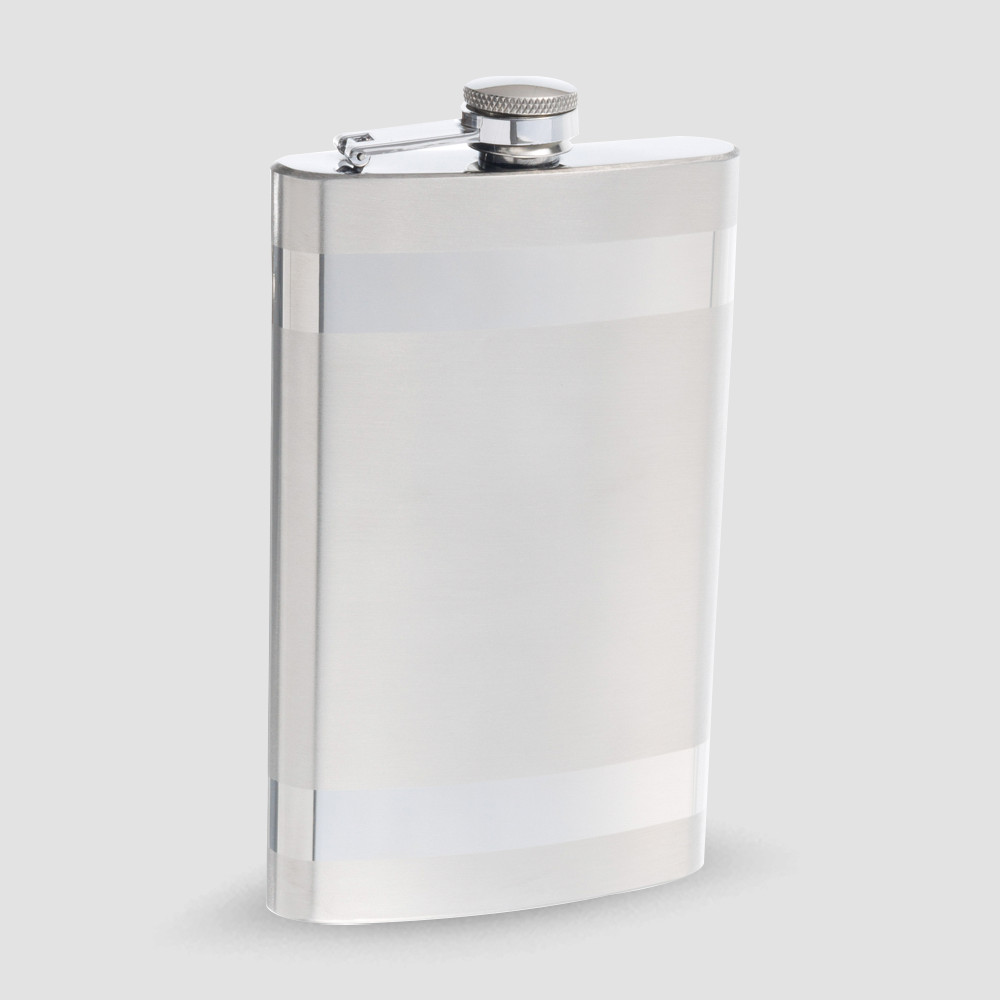 Фляга, 240 мл, сталь, серебристый, S. QUIRE, Италия