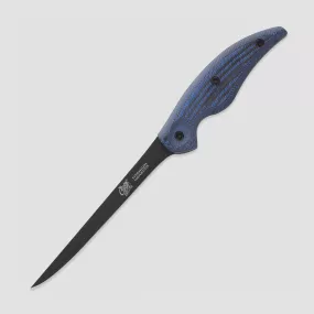 Нож с фиксированным клинком Cuda 6 Black Titanium Bonded, 16,3 см, CUDA, США, Ножи рыбацкие