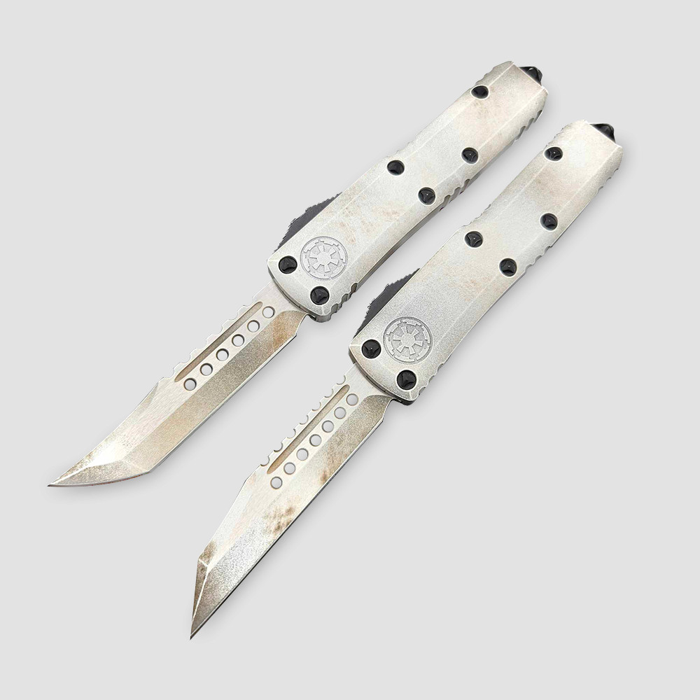 Набор ножей автоматических фронтальных выкидных UlTX-85 Hellhound + Warhound, 7,9 см, MICROTECH, США