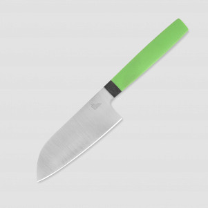 Нож поварской кухонный сантоку SA110, 11,5 см, сталь N690, Green, OWL KNIFE, Россия, OWL KNIFE (Россия)