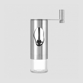 Кофемолка ручная на подставке, MRS. BEAN, размер 6,5 х 21,5 см, материал: нержавеющая сталь, пластик, серия Mrs. Bean, ADHOC, Германия, ADHOC (Германия)