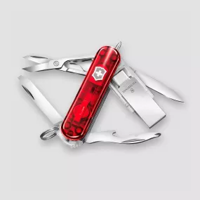 Нож швейцарский складной Midnight Manager Work, 10 функций, 4 см, VICTORINOX, Швейцария, Швейцарский нож