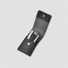 Набор маникюрный в кожаном футляре DOVO Solingen, цвет черный, 3 предмета, DOVO, Германия, DOVO (Германия)