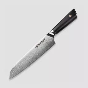 Нож кухонный Santoku, 18 см, Triangle Damascus, HEIMCUT, Россия, Акции