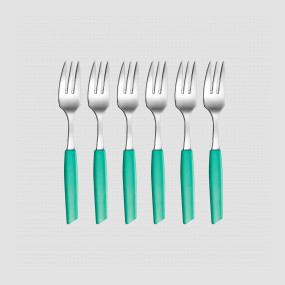 Набор из 6-ти десертных вилок Swiss Modern, VICTORINOX, Швейцария, Столовые приборы и сервировка