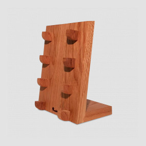 Подставка для 4-х ножей HKS0204ON, материал: дерево дуб, WOODINHOME, Россия, Подставки для ножей