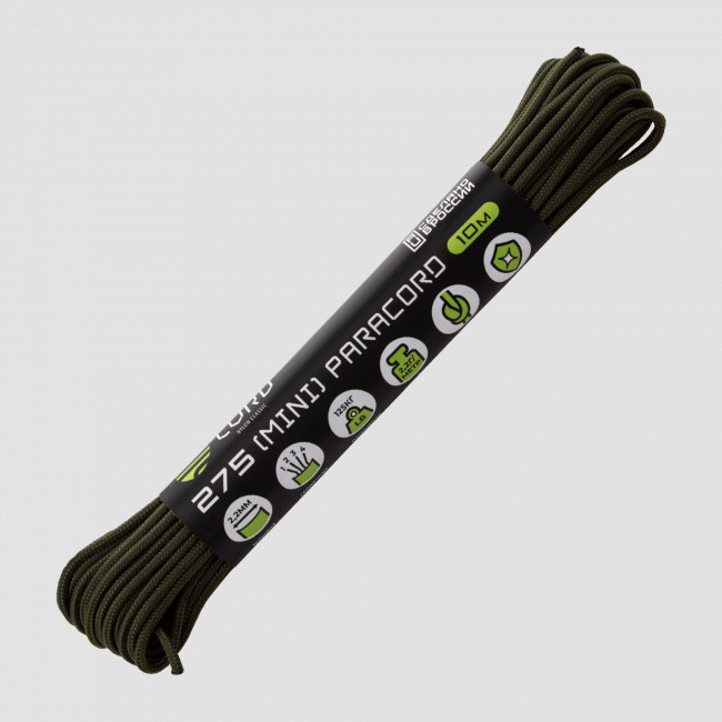 Паракорд 275 olive, 10 м, серия Cord 275, CORD, Россия