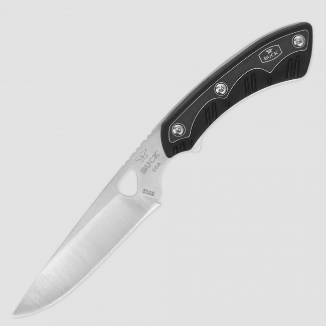 Нож с фиксированным клинком Open Season Skinner, 10,8 см, материал клинка: сталь 420HC, материал рукояти: термопластик GRN, BUCK, США