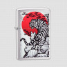 Зажигалка Asian Tiger Design Brushed Chrome, ZIPPO, США