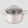 Кастрюля из нержавеющей стали с крышкой 2,5 л, d 20, h 10 см, 3-х слойная нержавеющая сталь, серия Forza, ARCOS, Испания