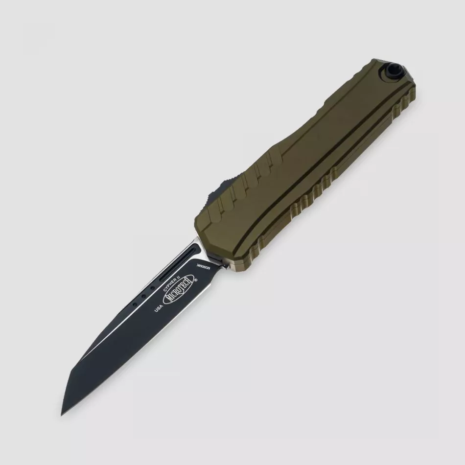 Нож автоматический фронтальный выкидной Cypher II, 8,9 см, MICROTECH, США