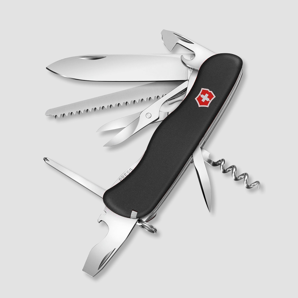 Нож швейцарский многофункциональный складной Outrider, 14 функций, 8.6 см, VICTORINOX, Швейцария