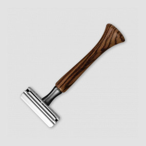 Станок бритвенный Т-образный с двумя лезвиями, 11 х 4,5 см, дерево, ERBE, Германия, ERBE (Германия)