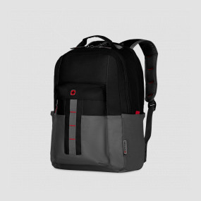 Рюкзак городской Ero Pro, размер: 45 х 34 х 25 см, цвет: черный, серый, WENGER, Швейцария, WENGER (Швейцария)