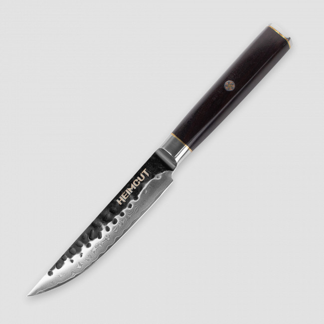 Нож кухонный для стейка, 13 см, Black Damascus, HEIMCUT, Россия