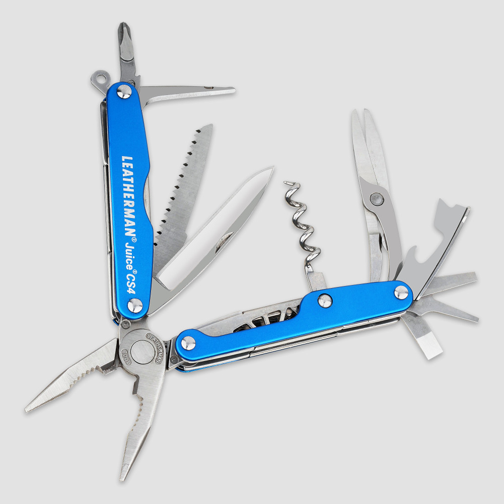 Инструмент Leatherman Juice CS4 (Джус СиЭс4) синий, LEATHERMAN, США