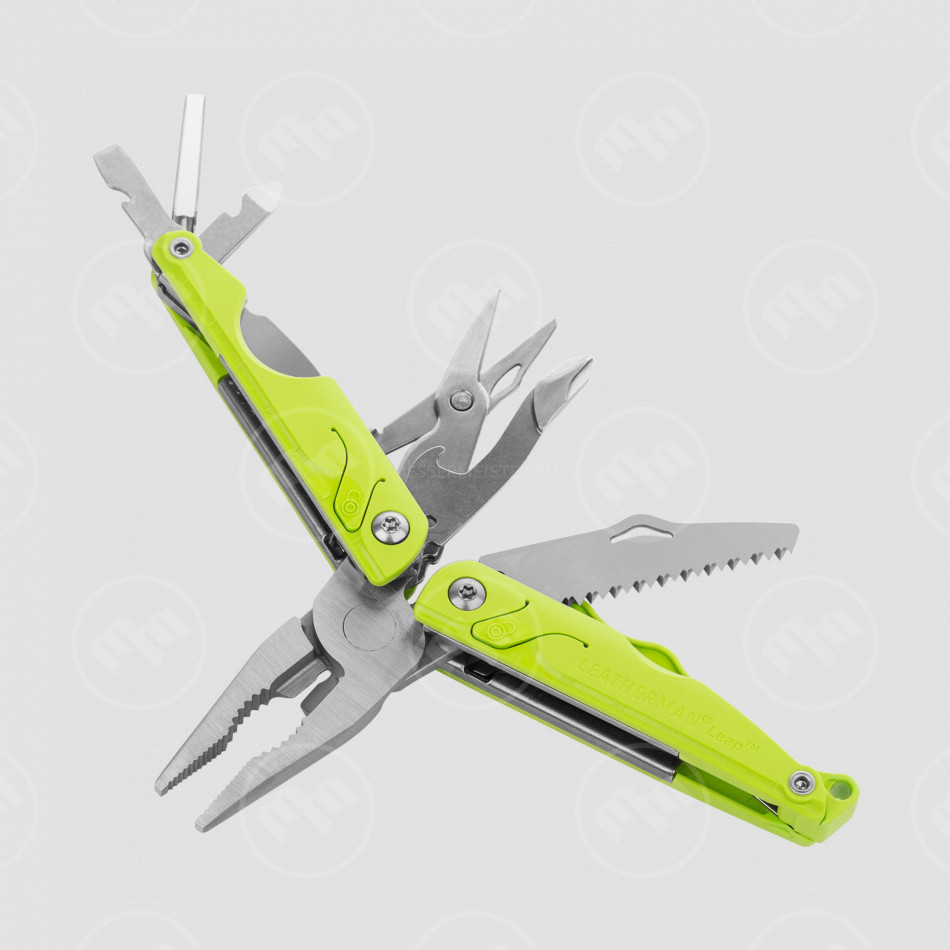Мультитул , 13 инструментов, материал: нержавеющая сталь, цвет: зеленый, LEATHERMAN, США