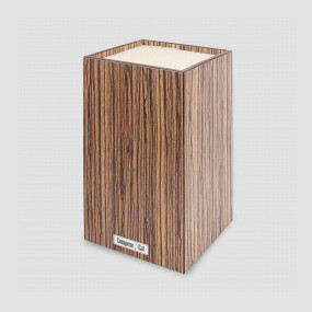 Подставка универсальная для кухонных ножей, 12х12х24 см, зебрано натуральный, композитный материал, серия Fashion, ComposeEat, Россия, Подставки для ножей COMPOSE EAT