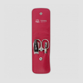 Набор маникюрный в кожаном футляре, 3 предмета, YES, Германия, YES (Германия)