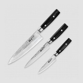 Набор из 3-х кухонных ножей поварская тройка, серия Zen, YAXELL, Япония, Наборы кухонных ножей