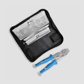 Плоскогубцы -кусачки Cuda, + набор обжимных трубок 415 шт., CUDA, США, CUDA (США)