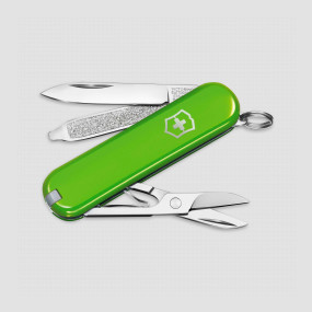 Нож швейцарский складной Classic SD Smashed Avocado, 7 функций, 4 см, VICTORINOX, Швейцария, VICTORINOX Swiss Army Keychain