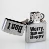 Зажигалка ZIPPO Don't worry, be happy, ZIPPO, США_00781250009477861434.jpg