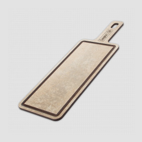 Доска композитная с желобом для сервировки и подачи, 36х12см, порфир кремовый, серия ProFashion, ComposeEat, Россия, Столовые приборы и сервировка