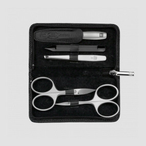 Набор маникюрный в кожаном футляре, цвет чёрный, 5 предметов, Twinox, ZWILLING J.A. HENCKELS, Германия, ZWILLING J.A. HENCKELS (ГЕРМАНИЯ)