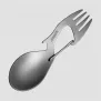 Вилка - ложка Kershaw Ration Fork and Spoon Tool, 11,8 см, KERSHAW, США