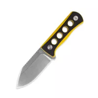 Нож шейный с фиксированным клинком Canary, 6,3 см, QSP KNIFE, Китай видео продукта