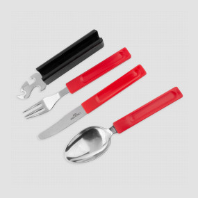 Набор походный столовых приборов Camping, FOX, Италия, Походные аксессуары FOX KNIVES