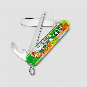 Нож швейцарский складной My First, 9 функций, 4 см, VICTORINOX, Швейцария, VICTORINOX Swiss Army Keychain